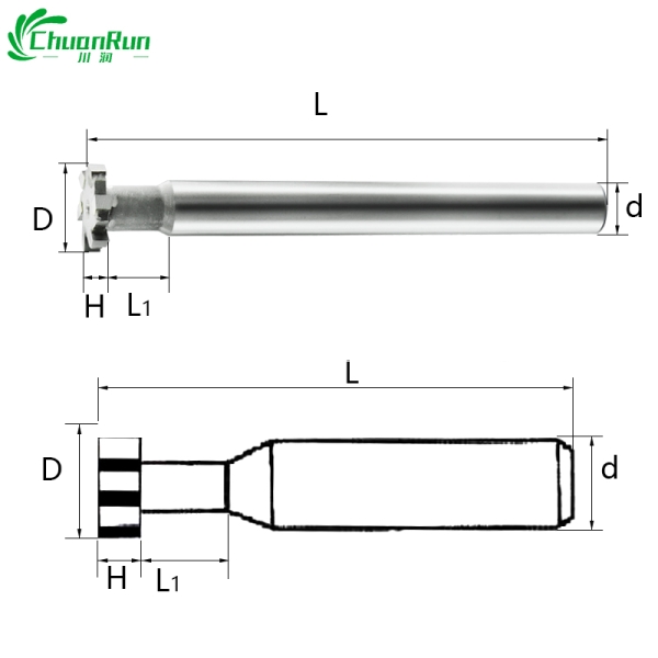 T-welding milling cutter
