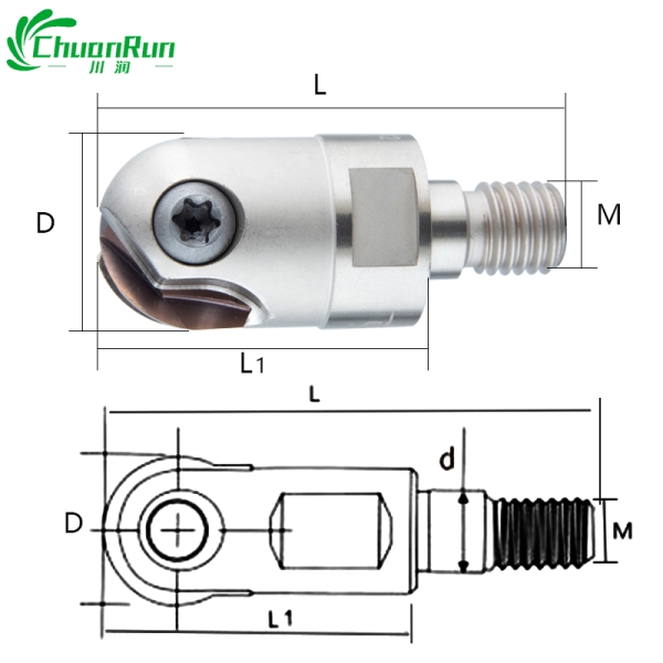 ABPF-ARPF Locking teeth milling cutter